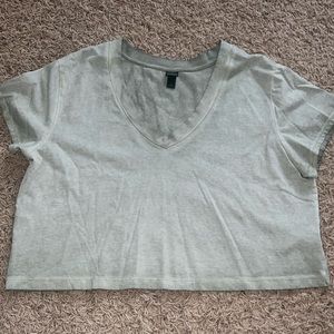 Wild Fable Cropped Vneck Top